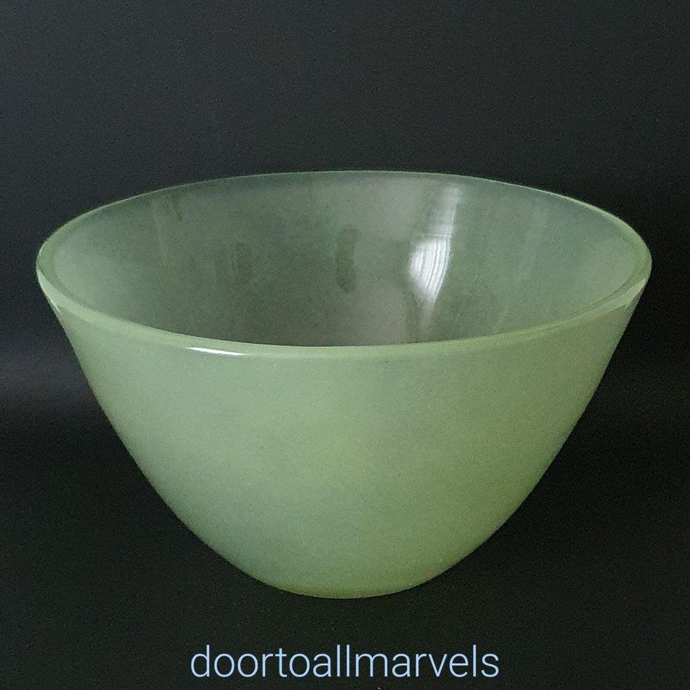Vintage Villeroy & Boch Cumulus Bowl Translucent Celadon Green Heavy